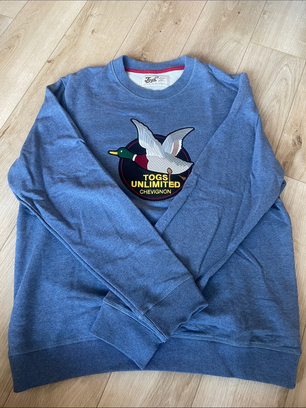Togs Unlimited Chevignon Men's Blue Crewneck Sweater